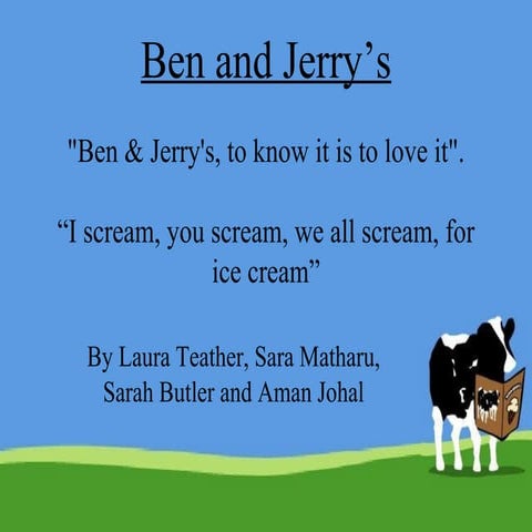 Ben And Jerry’S