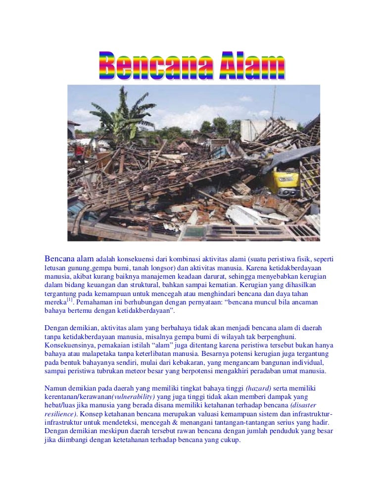 Bencana alam