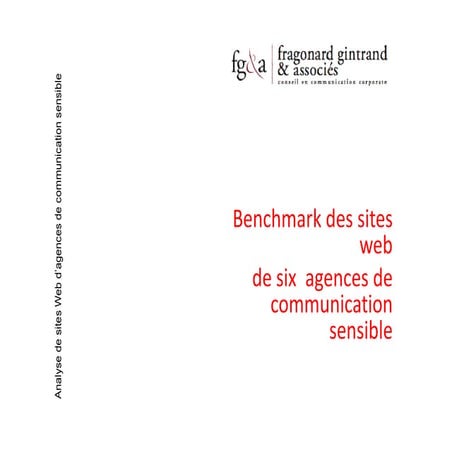 Benchmark Sites Agences Com. Sensible