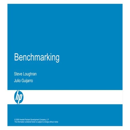 Benchmarking