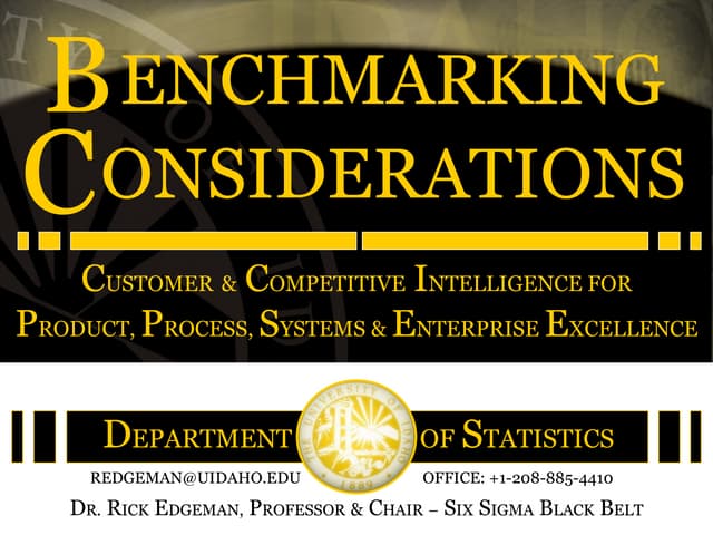 Benchmarking
