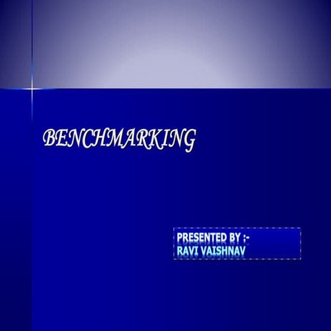 Benchmarking