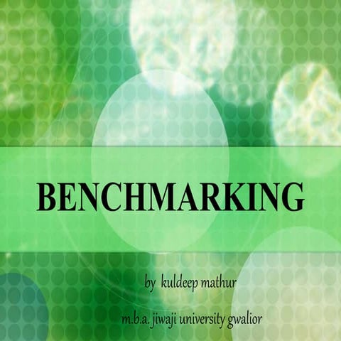 Benchmarking 