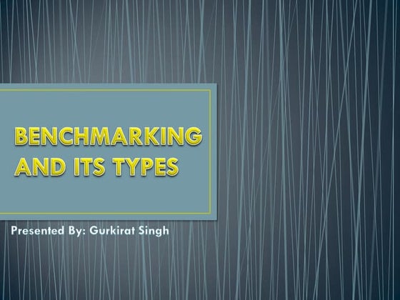 Benchmarking