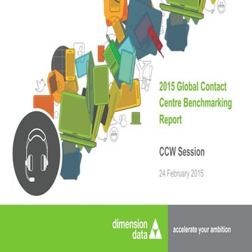 Global Contact Centre Benchmarking Report 2015 CCW Berlin