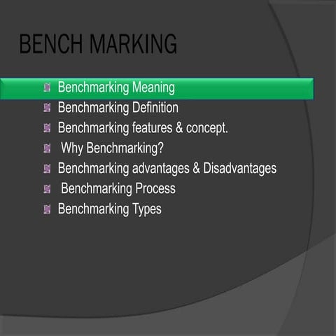 BENCH MARKING P1.pptx required step in n
