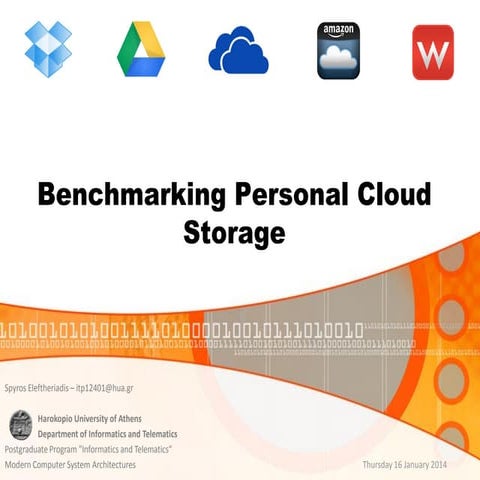 Benchmarking Personal Cloud Storage