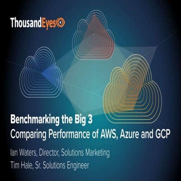 Benchmarking the big 3: Comparing Performance of AWS, Azure and GCP
