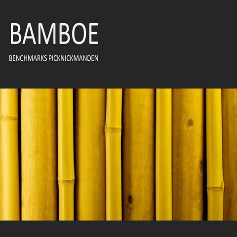 Benchmarks bamboe picknicken