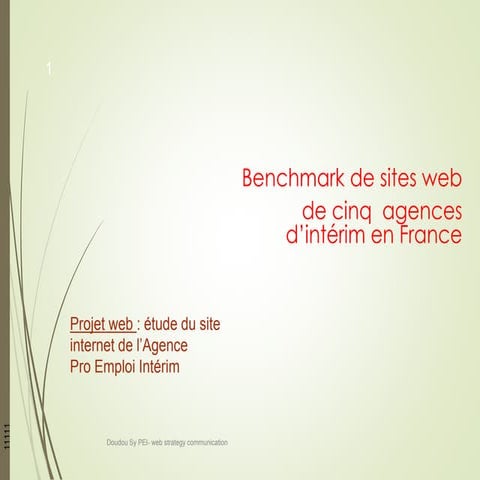 Benchmark sites agences interim