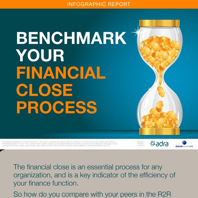 Benchmark your financial close  infographic