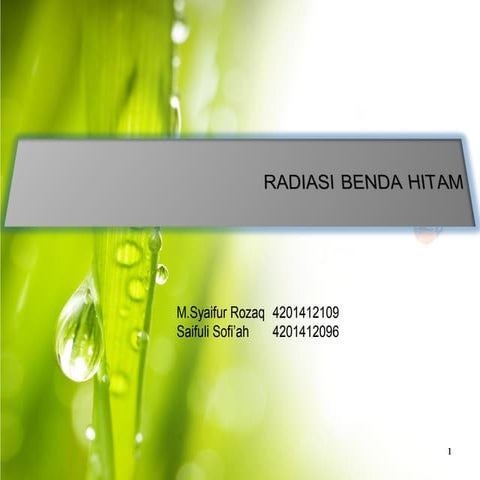 Benda hitam astronomi