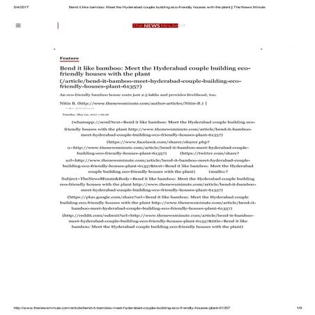 The News Minute - May 2017