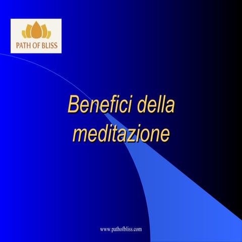 Benefici della meditazione