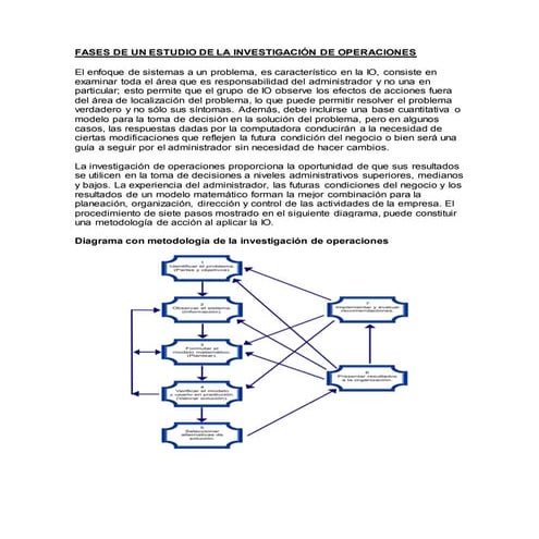 Beneficio de la investigación de operaciones