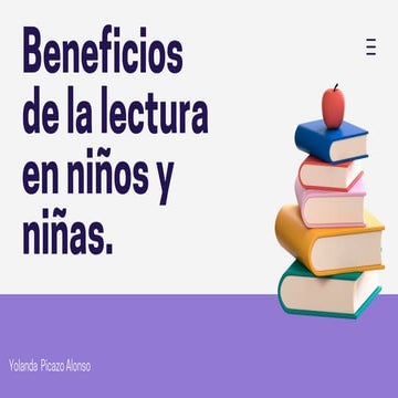 Importancia de la lectura en niños y niñas | PDF