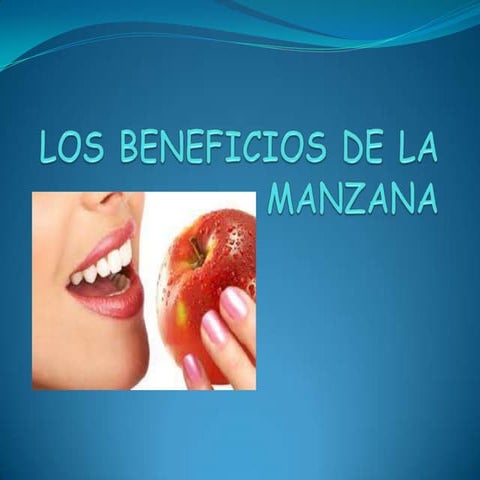 Beneficios de la manzana
