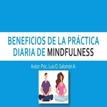 Beneficios de la práctica diaria de mindfulness