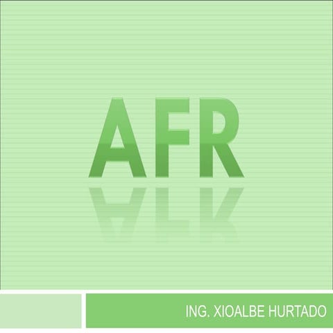 Beneficios del coprocesamiento de afr | PPT