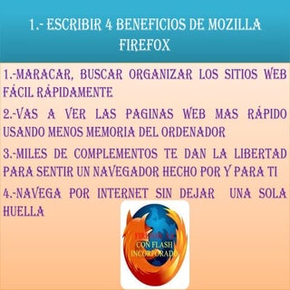 Beneficios de mozilla firefox
