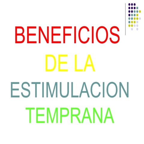 Beneficiosestimulaciontemprana