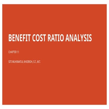 CHAPTER BENEFIT COST RATIO ANALYSIS.pptx