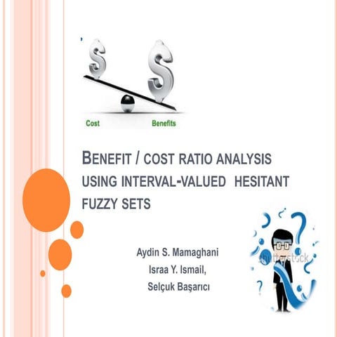Benefit cost ratio using ivhfs | PPTX