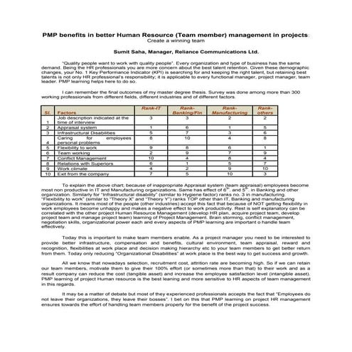The Impact of Human Resources Management Practices on Perception of ...