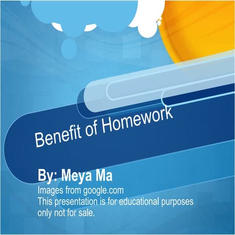 Benefit of Homework