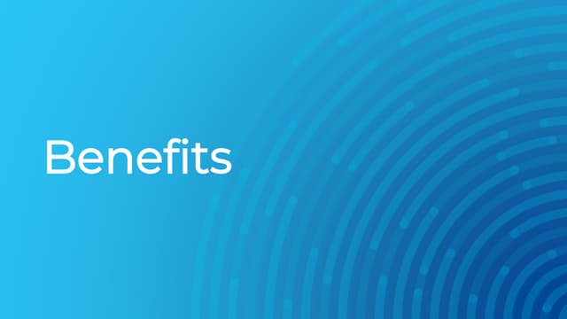 Benefits in Software Development