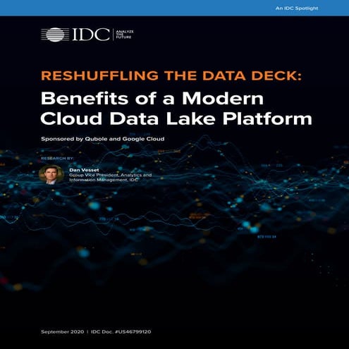 Benefits of Modern Cloud Data Lake Platform Qubole GCP - Whitepaper