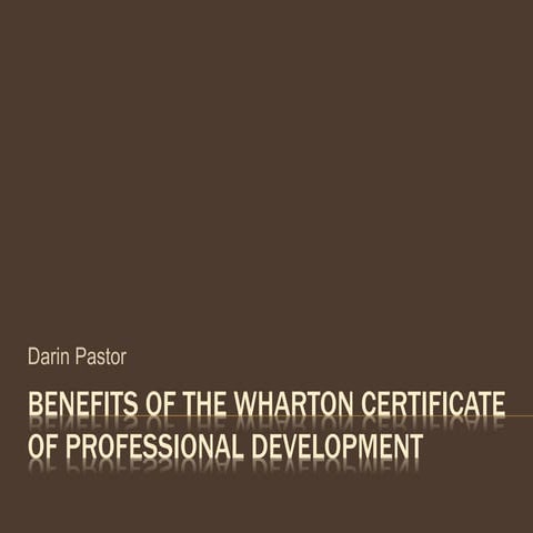 Wharton Client Testimonial Pdf