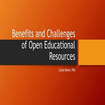 Open educational resources (oer) | PPTX