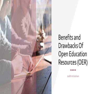 Benefits and Challenges of Open Educational Resources (Thomas Eastman).pptx
