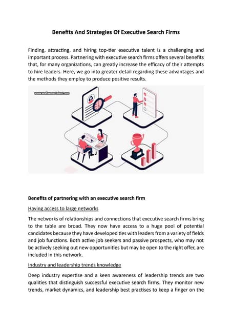 Executive Search Firms: A Comprehensive Overview | PPTX | Management ...