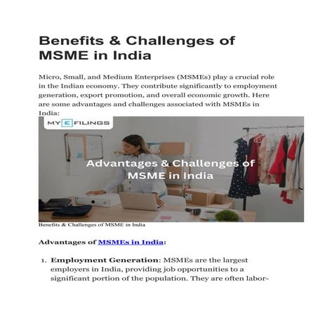 Benefits & challenges of MSME in India.pdf