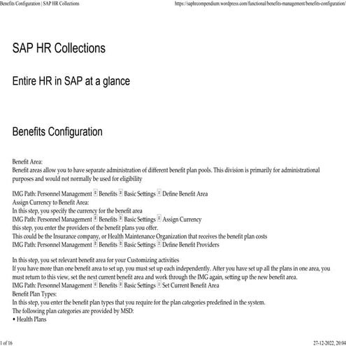 Benefits Configuration SAP HR Collections.pdf