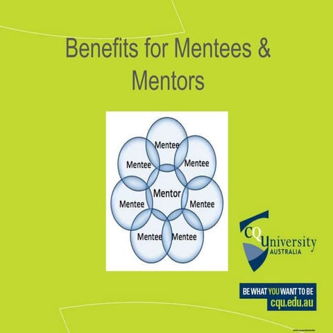 Benefits for mentees