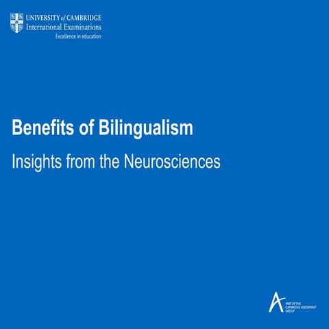 David Marsh: Benefits of bilingualism