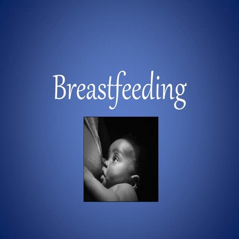 Benefits of breastfeeding for the baby
