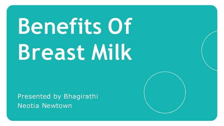 benefits of breast milk