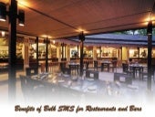 Benefits of bulk sms for restaurants and bars