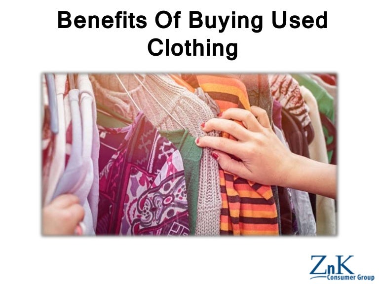 Benefits Of Buying Used Clothing
