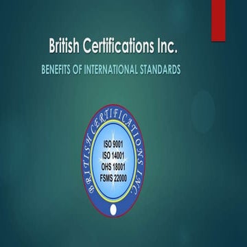 Benefits of ISO Certification