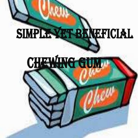 Chewing Gum | PPTX