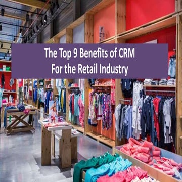 Benefits of crm retail