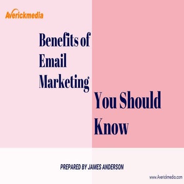 Benefits of Email Marketing You Should Know .pdf