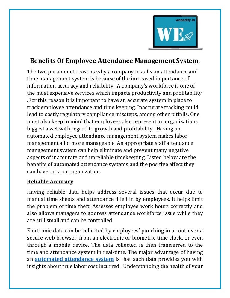 employee attendance system