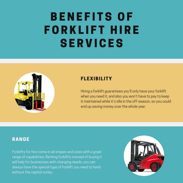 Benefits of Forklift Hire Services Infographic PDF