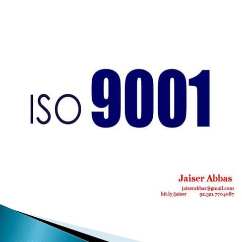 Benefits of iso 9001